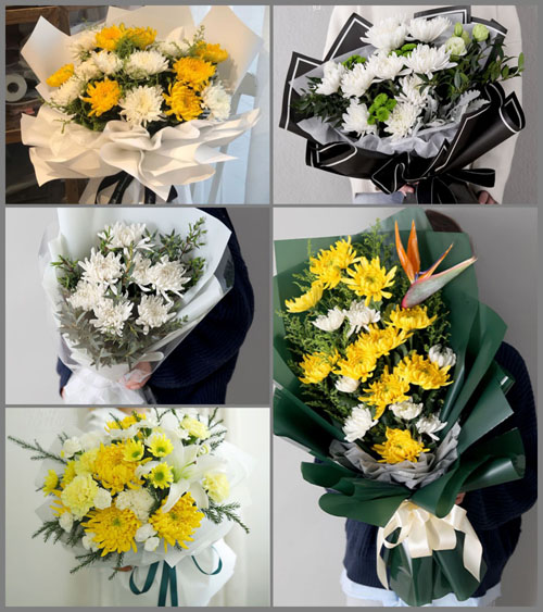 湖南永州道县万家庄街道白事花束代送